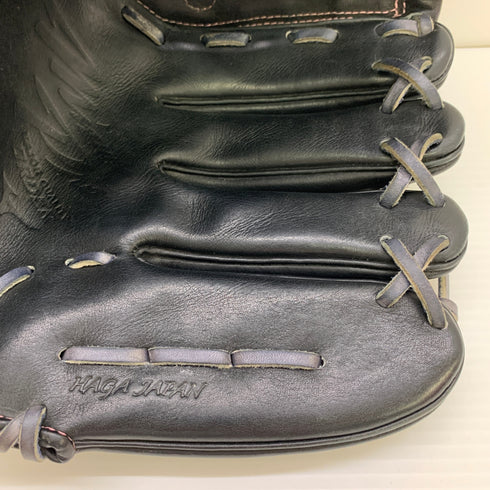 ミズノ MIZUNO ミズノプロ mizunopro HAGAJAPAN 硬式 大人 一般 投手用 グローブ ピッチャー グラブ 右投げ オーダー 中古品 グローブ袋付き 野球 1198