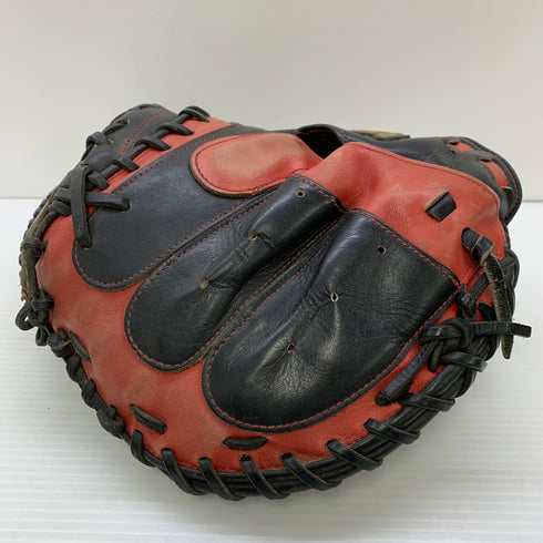 ハタケヤマ HATAKEYAMA 心 軟式 大人 一般 キャッチャーミット 捕手 グローブ グラブ 右投げ PRO-27 中古品 野球 7917