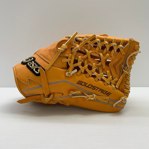 中古品 アシックス ASICS ゴールドステージ 硬式 外野手用グローブ BGH6FU 5586