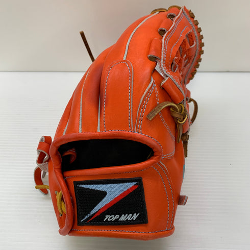 トップマン 軟式 大人 一般 投手用 グローブ ピッチャー グラブ 右投げ 中古品 野球 7731