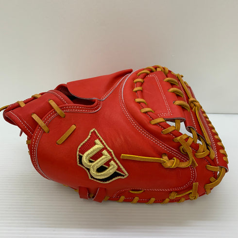 ウィルソン Wilson ウィルソンスタッフ 硬式 大人 一般 キャッチャーミット 捕手 グローブ グラブ 右投げ WBW101706 タグ付き グローブ袋付き 野球 6211