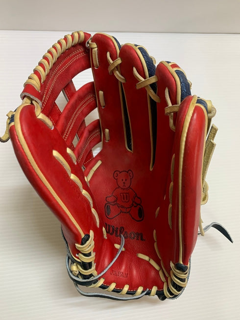 中古品 ウィルソン Wilson 硬式 外野手用グローブ刺繡有り 3620