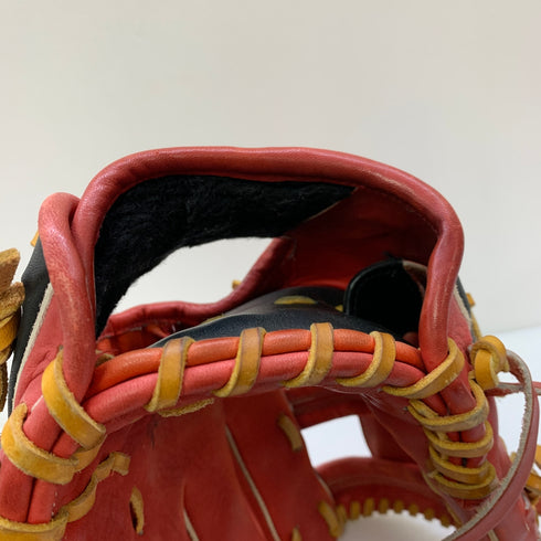 ハイゴールド HI-GOLD プロフェッショナル 硬式 大人 一般 内野手用 グローブ グラブ 右投げ オーダー 中古品 野球 8702