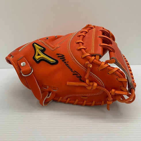 中古品 ミズノ MIZUNO ミズノプロ 硬式 キャッチャーミット 1AJCH18100 4099
