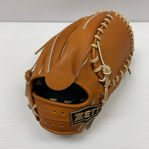 中古品 ゼット ZETT ネオステイタスVL 軟式 投手用グローブ BRGB31411N 5787