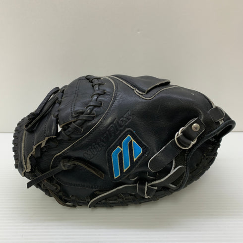 ミズノ MIZUNO ビューリーグ 軟式 大人 一般 キャッチャーミット 捕手 グローブ グラブ 左投げ 中古品 野球 7368