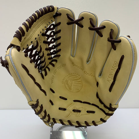 久保田スラッガー KUBOTA SLUGGER KSN-M00 硬式 大人 一般 内野手用 グローブ グラブ 右投げ 中古品 野球 8893