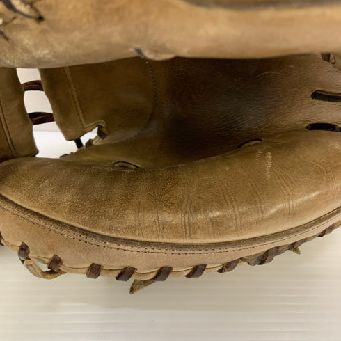 ミズノ MIZUNO グローバルエリート 硬式 大人 一般 キャッチャーミット 捕手 グローブ グラブ 右投げ 中古品 野球 6855