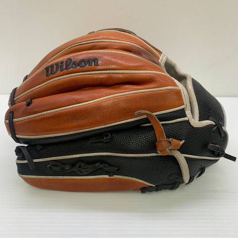 ウィルソン Wilson ウィルソンスタッフ Wilson Staff DUAL PRO-STOCK leather 硬式 大人 一般 内野手用 グローブ グラブ 右投げ 中古品 野球 9151