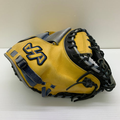 ハタケヤマ HATAKEYAMA PRO-M8 軟式 大人 一般 キャッチャーミット 捕手 グローブ グラブ 右投げ 中古品 野球 1472