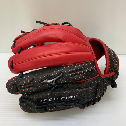 ミズノ MIZUNO TECHFIRE 軟式 大人 一般 内野手用 グローブ グラブ 右投げ 中古品 野球 6064