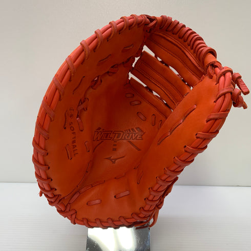 ミズノ MIZUNO ウィルドライブ ソフトボール用 大人 一般 ファーストミット 一塁手 グローブ グラブ 左投げ 1AJGS27800 中古品 野球 6809