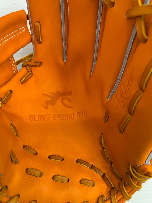中古品 リュウ GLOVE STUDIO RYU 硬式 内野手用グローブ 402型 3559