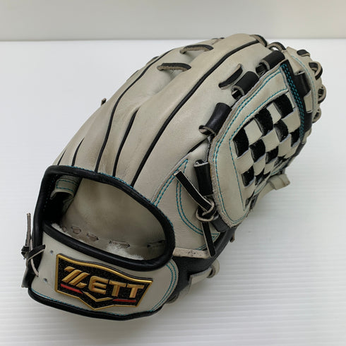ゼット ZETT プロステイタス PROSTATUS BRGB30561L 軟式 大人 一般 内野手用 グローブ グラブ 右投げ 中古品 グローブ袋付き 野球 8960