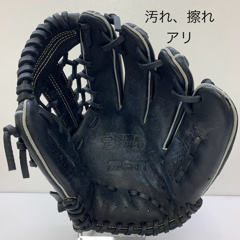 ゼット ZETT ソフトステア 軟式 大人 一般 外野手用 グローブ グラブ 右投げ BRGB35430 中古品 野球 6286