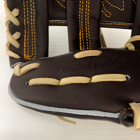 てっぺん Teppen 硬式 大人 一般 内野手用 グローブ グラブ 右投げ MIE 中古品 グローブ袋付き 野球 6787