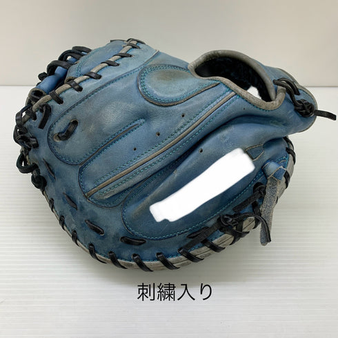 MUJI 硬式 大人 一般 キャッチャーミット 捕手 グローブ グラブ 右投げ 中古品 野球 7728