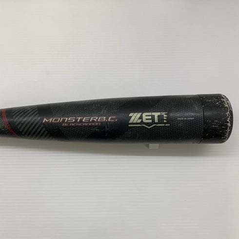 ゼット ZETT モンスターブラックキャノン 軟式 大人 一般 FRP製バット BCT31384 中古 野球 8040