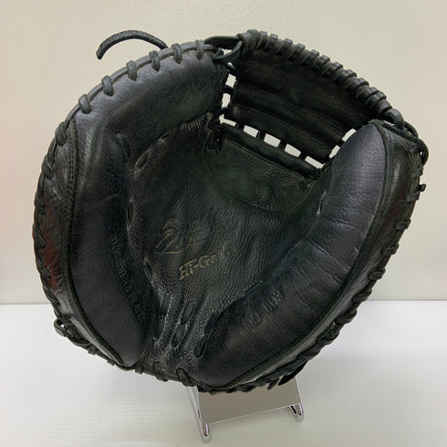 ハイゴールド HI-GOLD 軟式 大人 一般 キャッチャーミット 捕手 グローブ グラブ 左投げ オーダー 中古品 野球 9055