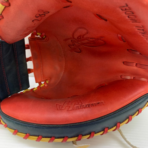 ハタケヤマ HATAKEYAMA PRO-288 軟式 大人 一般 キャッチャーミット 捕手 グローブ グラブ 右投げ 中古品 野球 9559