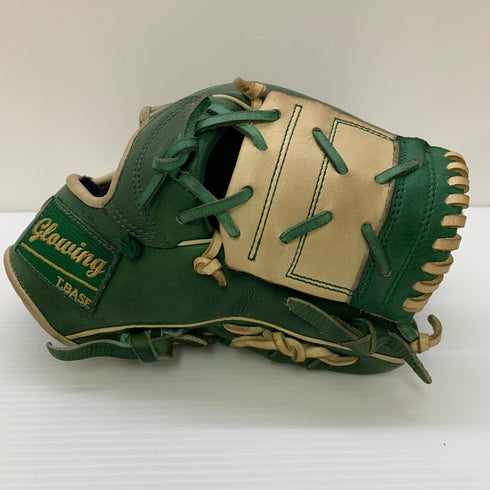 glowing 軟式 大人 一般 内野手用 グローブ グラブ 右投げ 中古品 野球 8914