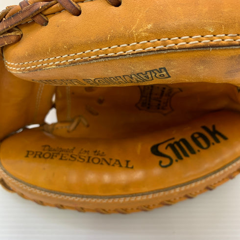 Smok 軟式 大人 一般 キャッチャーミット 捕手 グローブ グラブ 右投げ SM7500 中古品 野球 6521