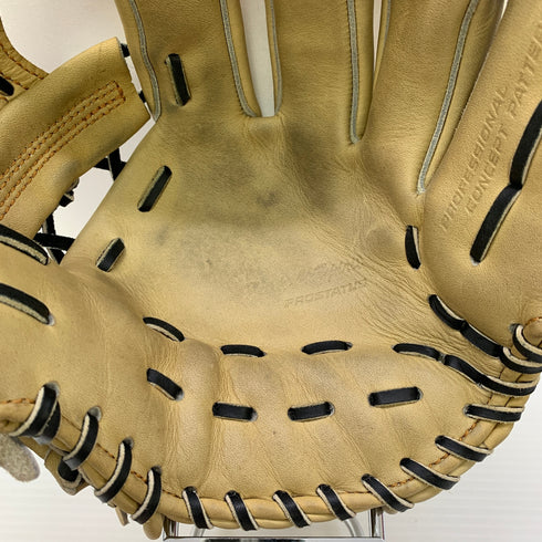 ゼット ZETT プロステイタス PROSTATUS 軟式 大人 一般 内野手用 グローブ グラブ 右投げ 中古品 グローブ袋付き 野球 9991
