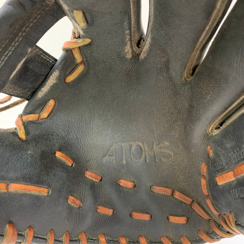 アトムズ ATOMS 硬式 大人 一般 内野手用 グローブ グラブ 右投げ 中古品 野球 8123