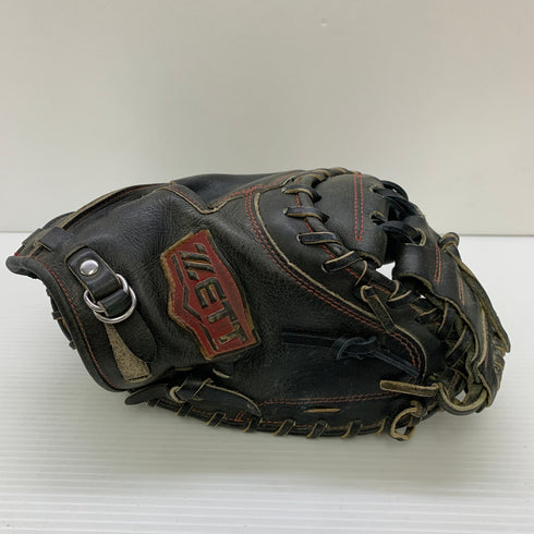 ゼット ZETT ネオステイタス 軟式 大人 一般 キャッチャーミット 捕手 グローブ グラブ 右投げ BRCB31812 中古品 野球 7677