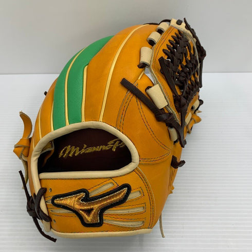 中古品 ミズノ MIZUNO ミズノプロ オーダー 軟式 内野手用グローブ HAGAJAPAN 長岡秀樹型 3916