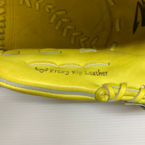 中古品 ミズノ MIZUNO ミズノプロオーダー 硬式 投手グローブ HAGA 刺繍有り 4857