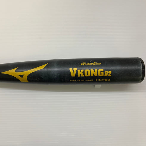 ミズノ MIZUNO グローバルエリート VKONG02 中学硬式 部活 クラブチーム 金属製バット 1CJMH618 中古 野球 7925