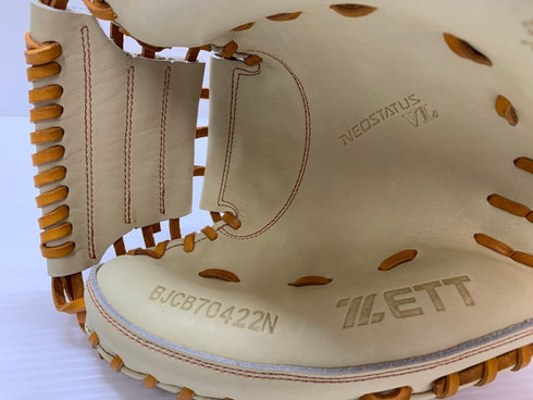 中古品 ゼット ZETT ネオステイタス 少年 軟式キャッチャーミット BJCB70422N 4067