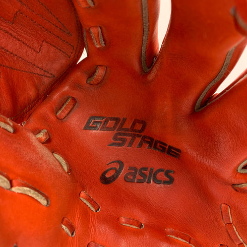 アシックス asics ゴールドステージ 軟式 大人 一般 投手用 グローブ ピッチャー グラブ 右投げ BGR5LP 中古品 野球 6814