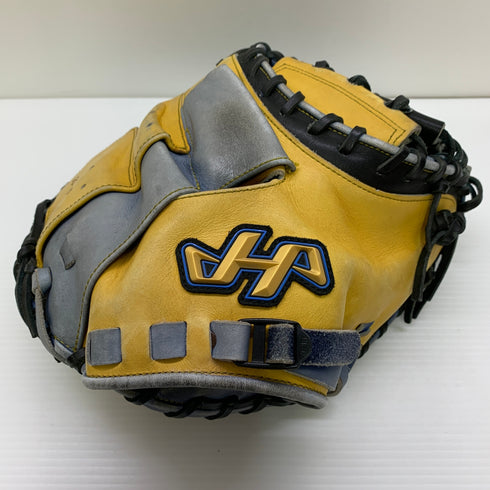 ハタケヤマ HATAKEYAMA PRO-M8 軟式 大人 一般 キャッチャーミット 捕手 グローブ グラブ 右投げ 中古品 野球 1472