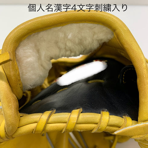 ミズノ MIZUNO ミズノプロ mizunopro 耕作印 軟式 大人 一般 内野手用 グローブ グラブ 右投げ オーダー 中古品 野球 9078
