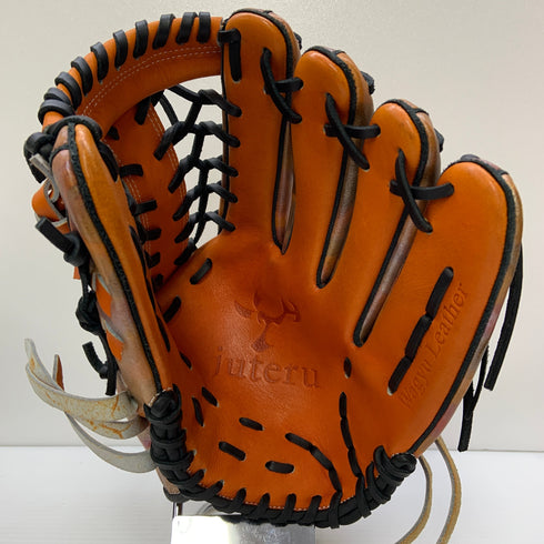 ジュテル・レザー 硬式 大人 一般 外野手用 グローブ グラブ 右投げ 中古品 野球 6619
