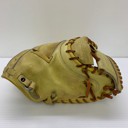ゼット ZETT プロステイタス 硬式 大人 一般 キャッチャーミット 捕手 グローブ グラブ 右投げ 中古品 野球 5908