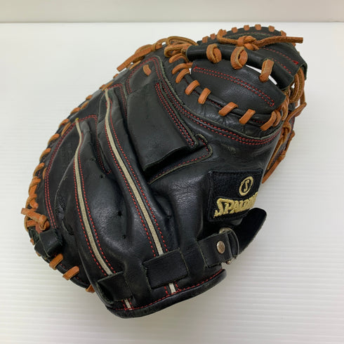 スポルディング SPALDING SPMJ-2 少年軟式 子ども キャッチャーミット 捕手 グローブ グラブ 右投げ 中古品 野球 8994