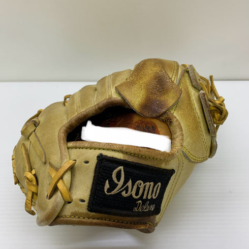 イソノ 硬式 大人 一般 投手用 グローブ ピッチャー グラブ 右投げ 中古品 野球 9722