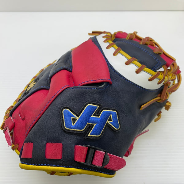 ハタケヤマ HATAKEYAMA 硬式 大人 一般 キャッチャーミット 捕手 グローブ グラブ 右投げ 中古品 野球 7377