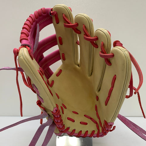 MUJI GLOVE 硬式 大人 一般 外野手用 グローブ グラブ 右投げ 中古品 野球 7686