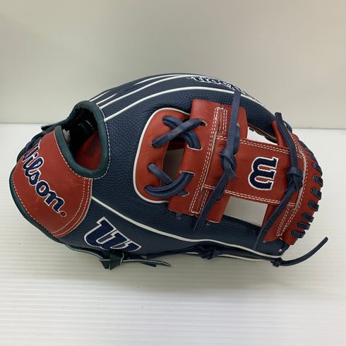 ウィルソン Wilson ワナビーヒーロー 軟式 大人 一般 内野手用 グローブ グラブ 右投げ RHJ86H 中古品 野球 6259