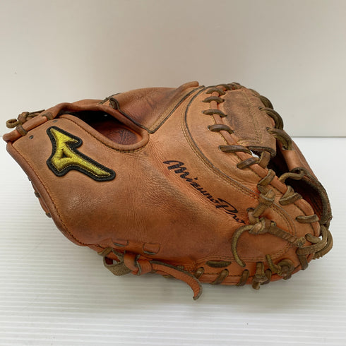 ミズノ MIZUNO ミズノプロ 硬式 大人 一般 キャッチャーミット 捕手 グローブ グラブ 右投げ 1AJCH12110 中古品 野球 8159