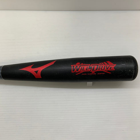 ミズノ MIZUNO WILLDRIVE 少年軟式 子ども 金属製バット 1CJMY167 ミドルバランス 中古 野球 7733