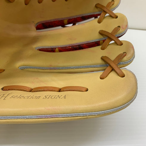 ミズノ MIZUNO グローバルエリート Global Elite 1AJGR31407 軟式 大人 一般 外野手用 グローブ グラブ 右投げ 中古品 グローブ袋付き 野球 1370