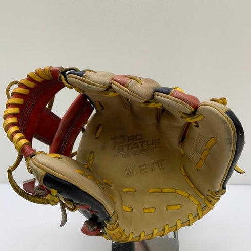 ゼット ZETT プロステイタス PROSTATUS 軟式 大人 一般 内野手用 グローブ グラブ 右投げ オーダー 中古品 野球 9206