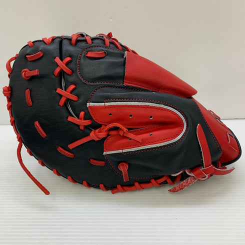 ハタケヤマ HATAKEYAMA ソフトボール用 大人 一般 キャッチャーミット 捕手 グローブ グラブ 右投げ PRO-105 中古品 7568