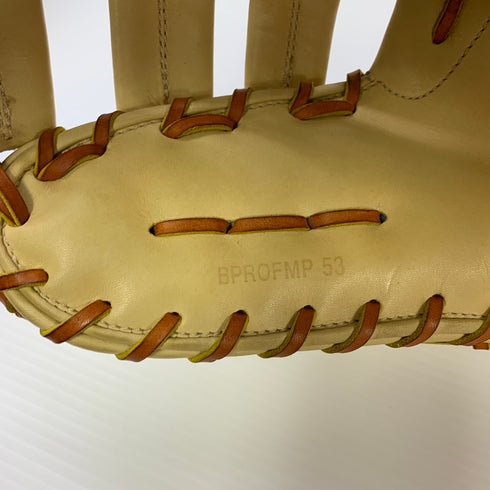 ゼット ZETT プロステイタス 硬式 大人 一般 ファーストミット 一塁手 グローブ グラブ 右投げ BPROFMP53 中古品 グローブ袋付き 野球 8268