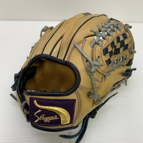 久保田スラッガー KUBOTA SLUGGER 軟式 大人 一般 内野手用 グローブ グラブ 右投げ オーダー 中古品 野球 6158